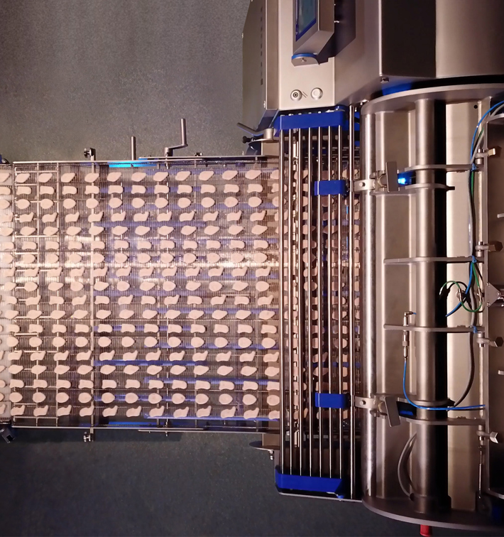 Marel RevoPortioner 1000 low-pressure food forming machine increases volume and product consistency in food processing