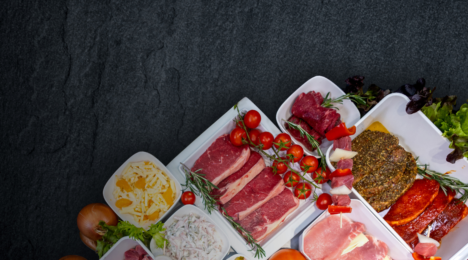 Marel butchery equipment to slice dice and portion beef and pork