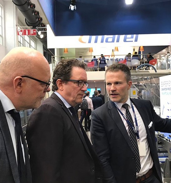 Fish processors in Brussels