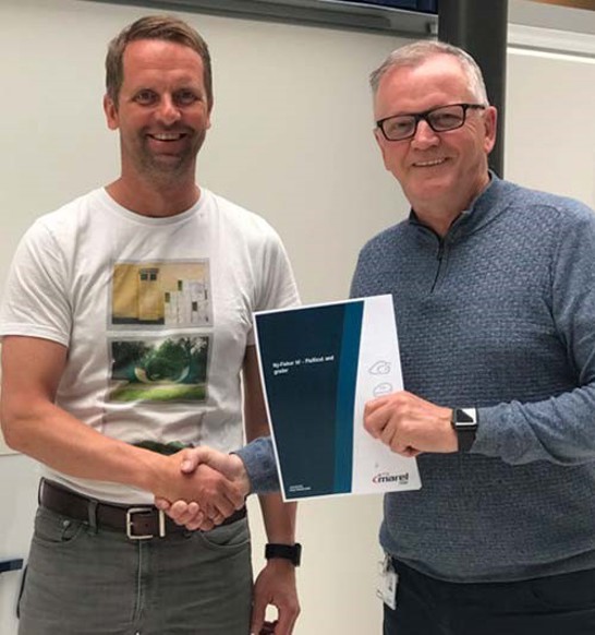 Marel and Nyfiskur hand shake